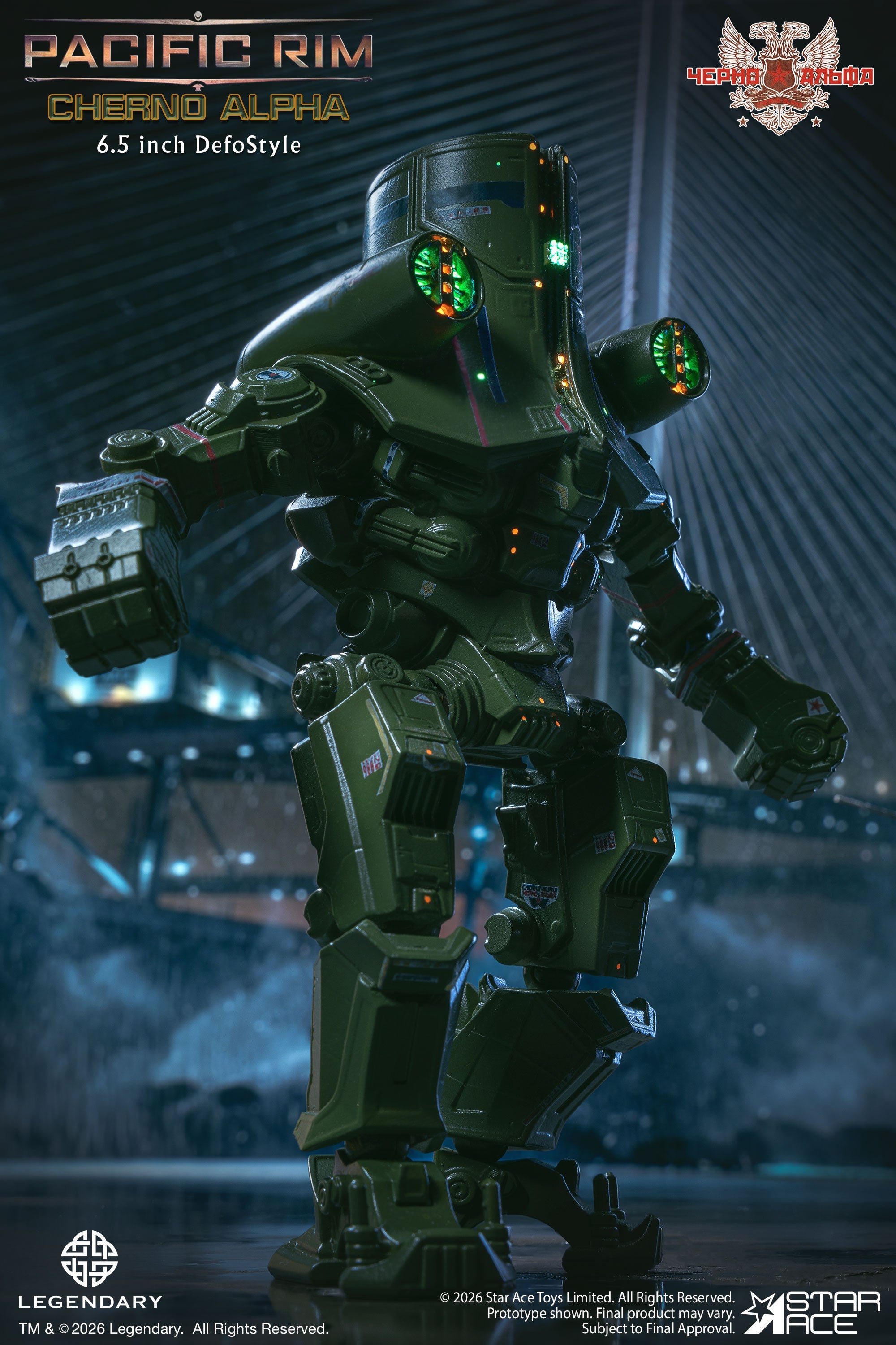 PRE-ORDER Star Ace Toys - DefoStyle - Pacific Rim - Gipsy Danger and Cherno Alpha: DX Ver Set