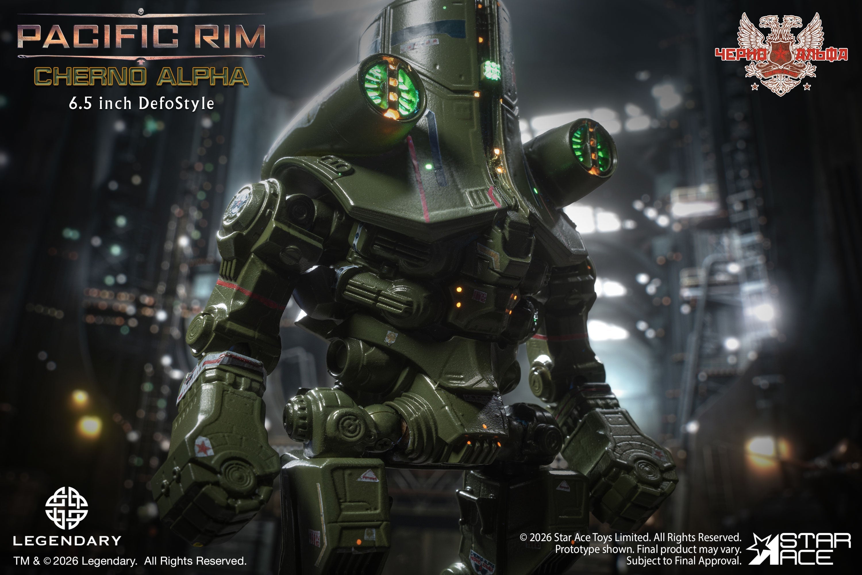 PRE-ORDER Star Ace Toys - DefoStyle - Pacific Rim - Gipsy Danger and Cherno Alpha: DX Ver Set