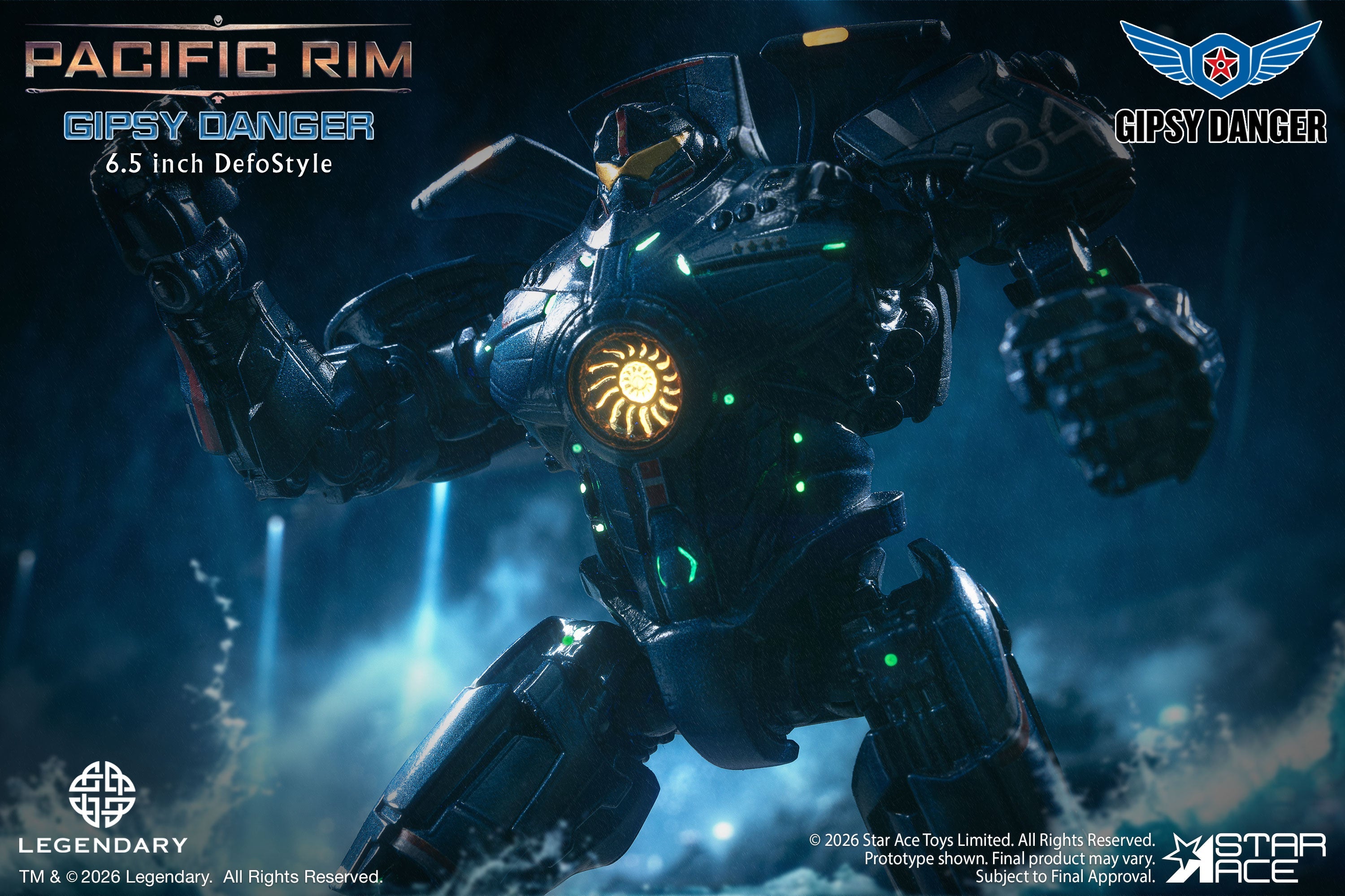 PRE-ORDER Star Ace Toys - DefoStyle - Pacific Rim - Gipsy Danger and Cherno Alpha: DX Ver Set