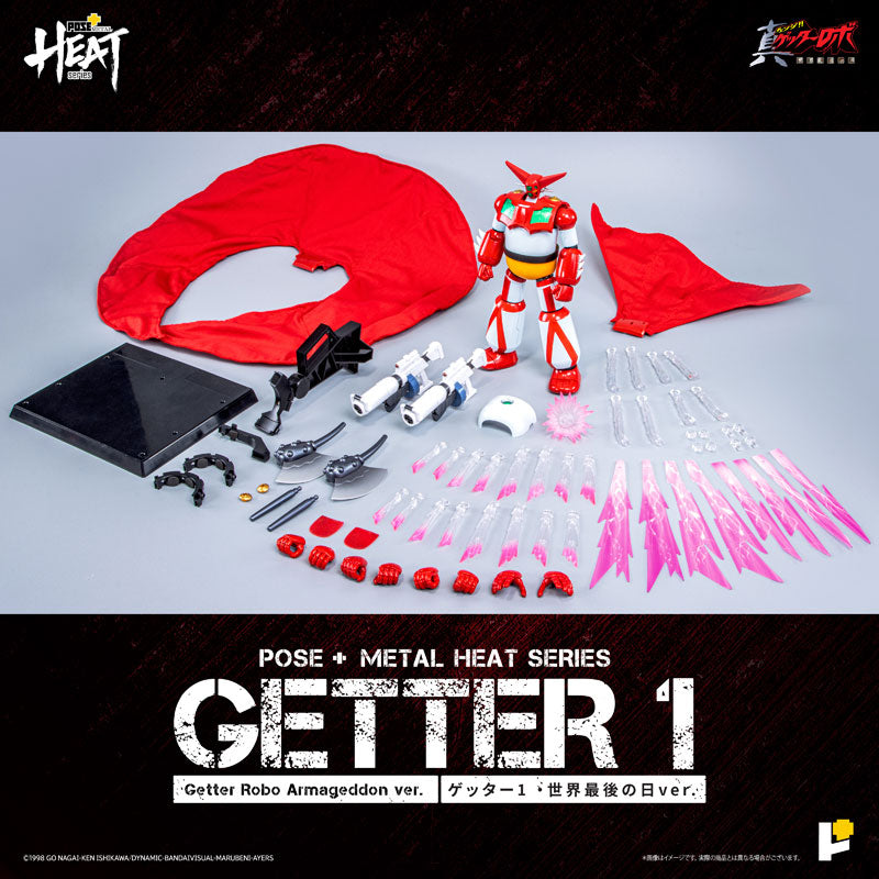 PRE-ORDER Awaken Studio - POSE+METAL HEAT - Getter Robo: Armageddon - Getter 1: Armageddon Ver. [August 2025 Release]