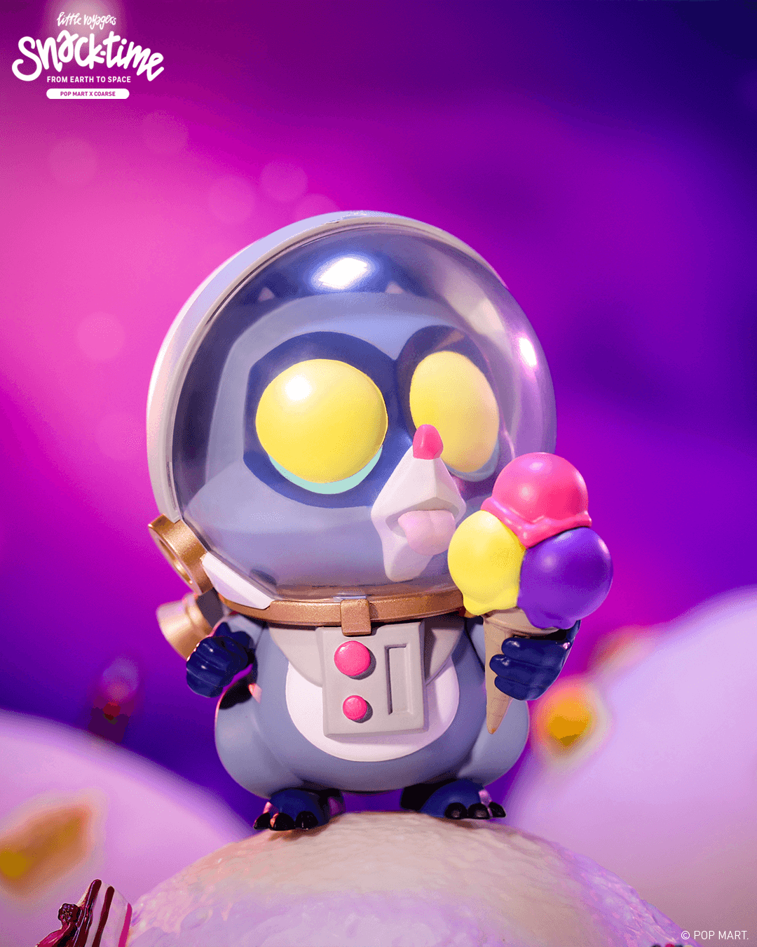 IN-STOCK POP MART - Coarse - Little Voyagers - Snack-time: From Earth to Space