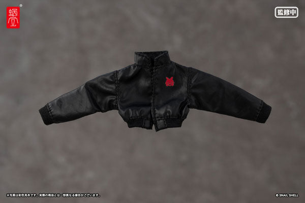 SPECIAL ORDER Snail Shell - Sune-chan Cropped Track Jacket (Black Ver.) [JP]