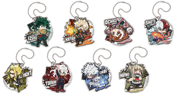 PRE-ORDER Takara Tomy A.R.T.S - My Hero Academia Deforme Decisive Battle! Acrylic Keychain [Box of 8]