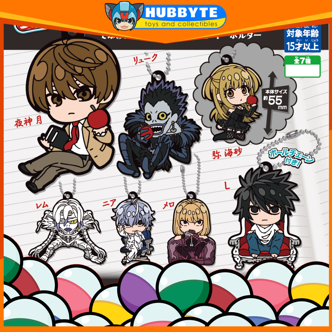 BACK-ORDER Takara Tomy A.R.T.S - Defo Rubber! DEATH NOTE Key Holder [JP] [Set of 7]