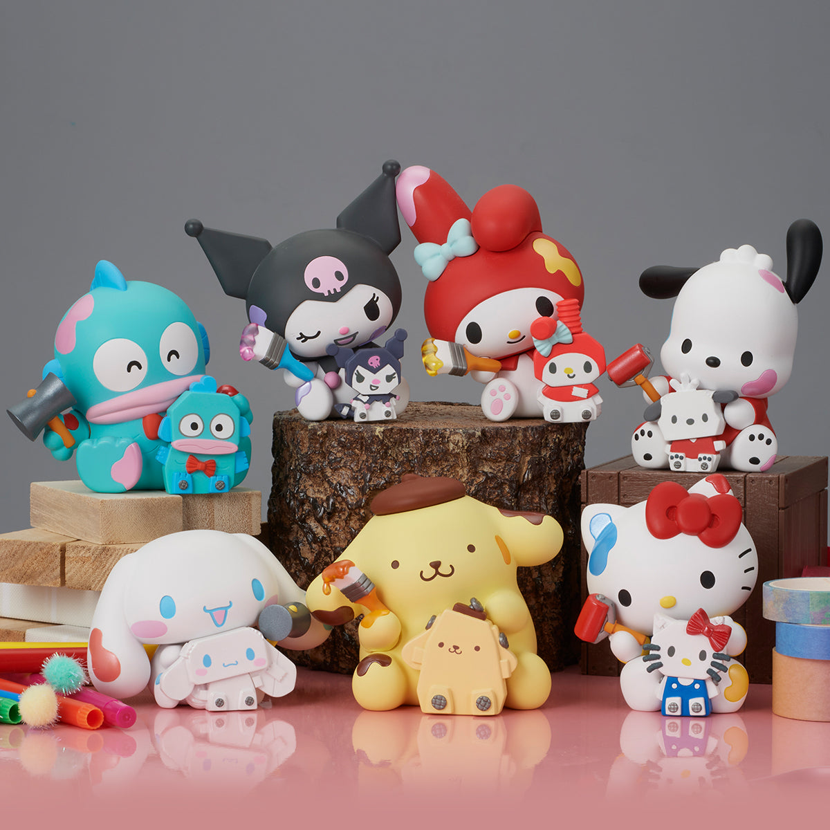 SPECIAL ORDER Takara Tomy A.R.T.S - PERIHAPI! - Kousakuchu - Hello Kitty and Friends [JP] [Box of 8]