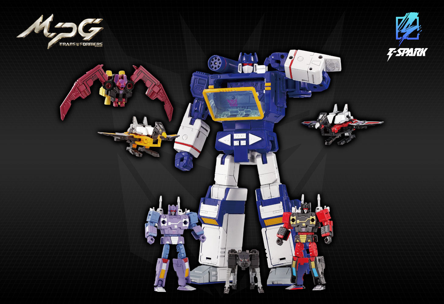 SPECIAL ORDER Takara Tomy - MPG-22 - Transformers - Ravage & Buzzsaw & Ratbat [JP]