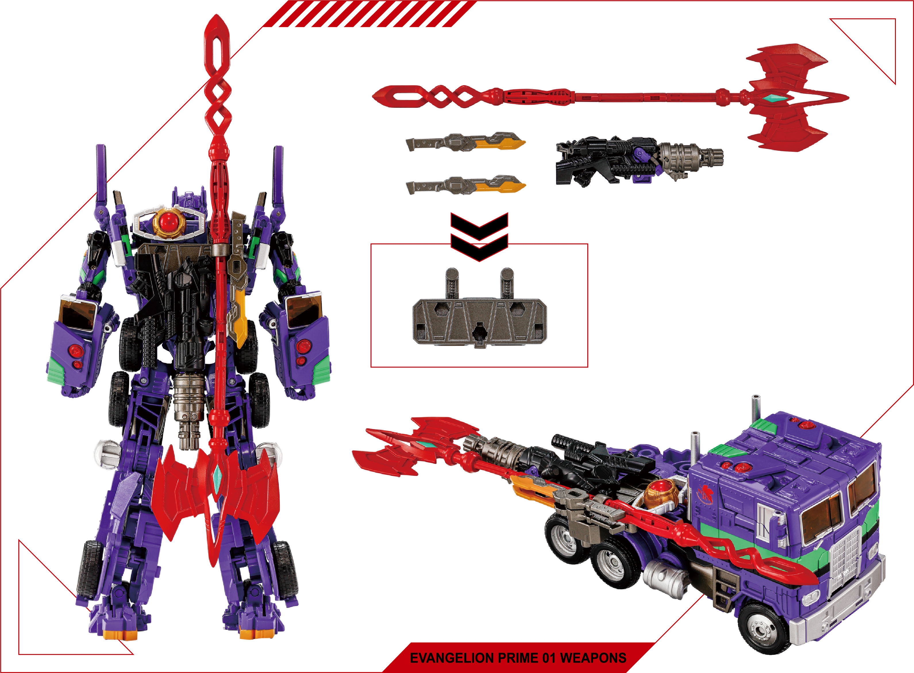 SPECIAL ORDER Takara Tomy - Synergenex - Transformers×Evangelion - Prime Unit-01 [JP]