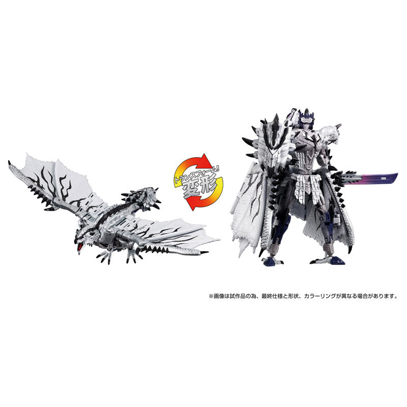 PRE-ORDER Takara Tomy - Transformers x Monster Hunter - Silver Rathalos Prime