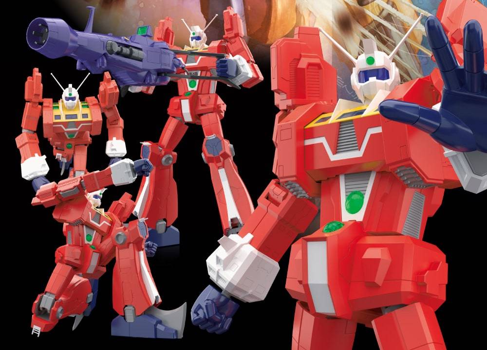 SPECIAL ORDER Aoshima - ACKS DI-02 - Space Runaway Ideon - Ideon: Anime Color Ver. 1/450 [JP]