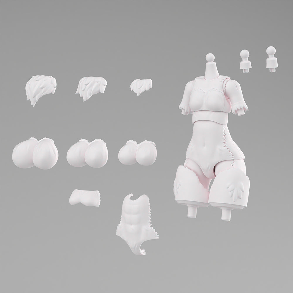 SPECIAL ORDER Aoshima - KEMOPLA No.KO-05RKM - Original Works - Body Parts Set 01: Khao Manee Color [JP]
