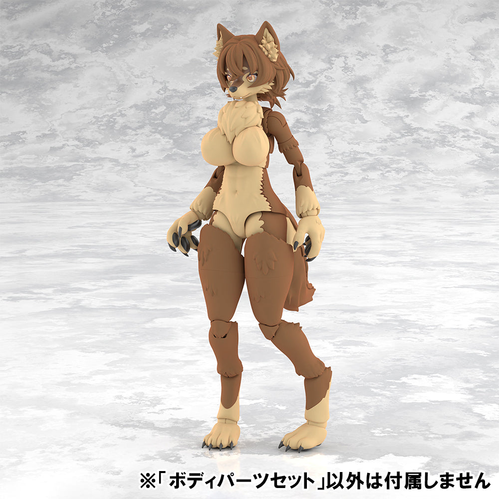 SPECIAL ORDER Aoshima - KEMOPLA No.KO-05RJW - Original Works - Body Parts Set 01: Japanese Wolf Color [JP]
