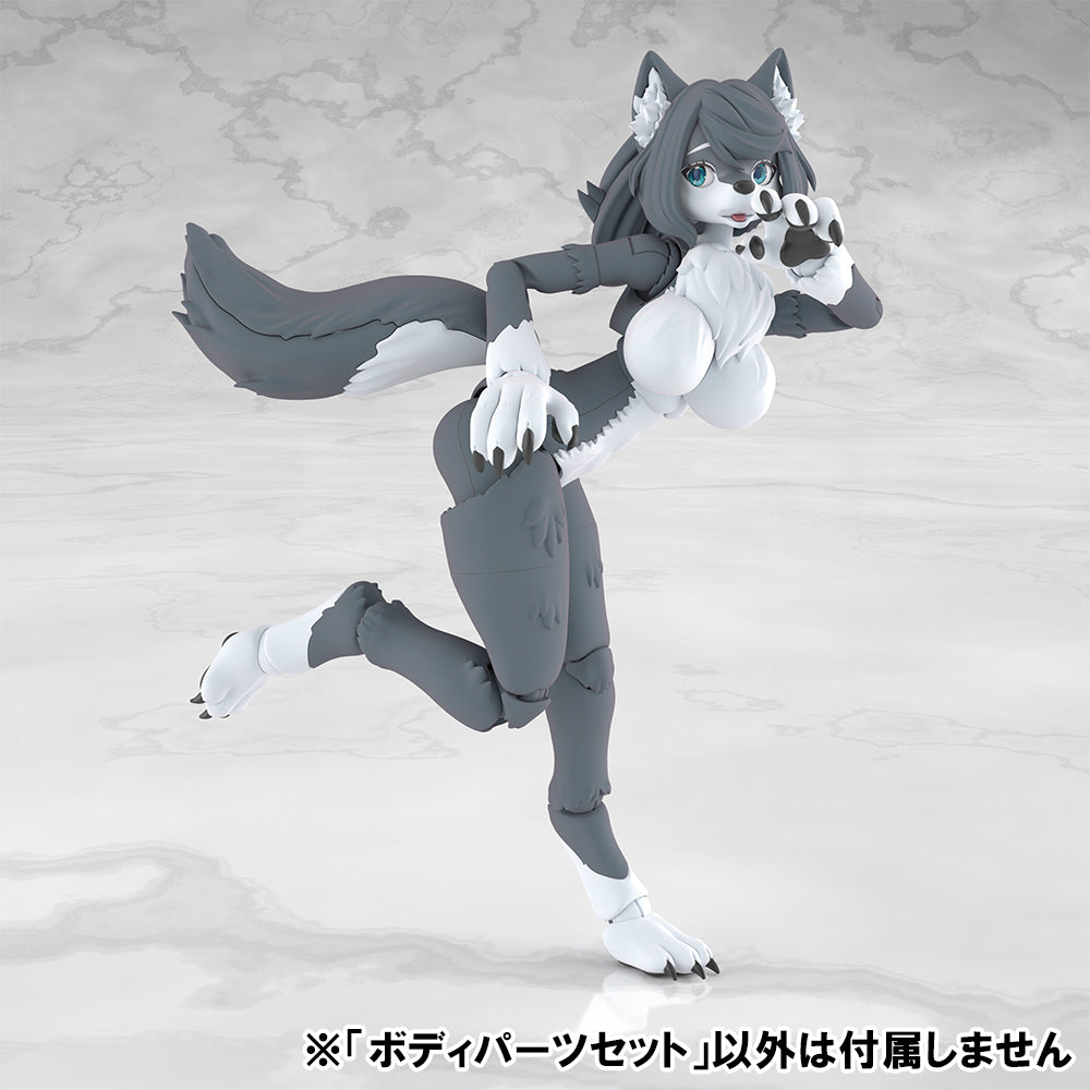 SPECIAL ORDER Aoshima - KEMOPLA No.KO-05RGW - Original Works - Body Parts Set 01: Gray Wolf Color [JP]