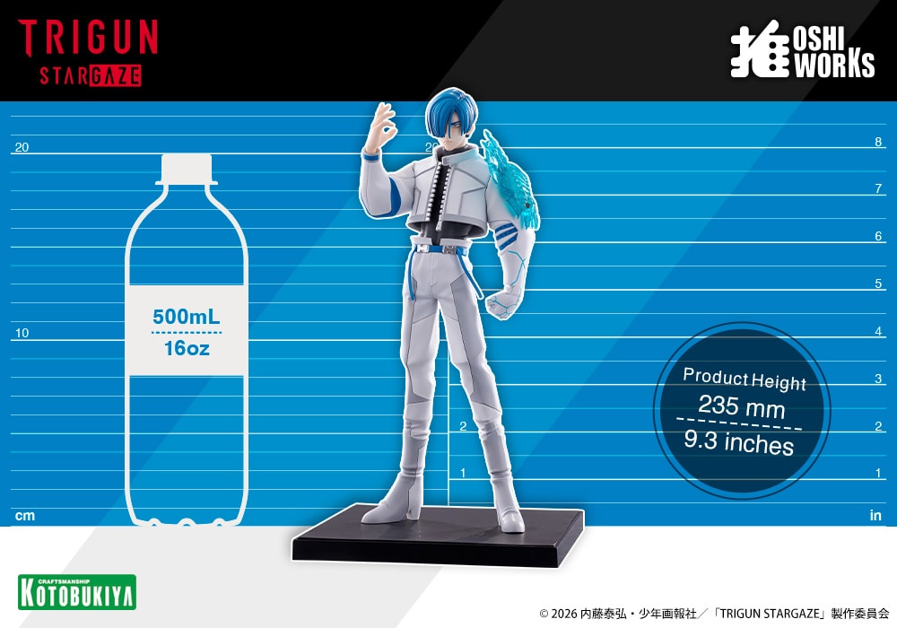 SPECIAL ORDER Kotobukiya - OSHI WORKS - TRIGUN STAMPEDE - Legato Bluesummers 1/8 [JP]
