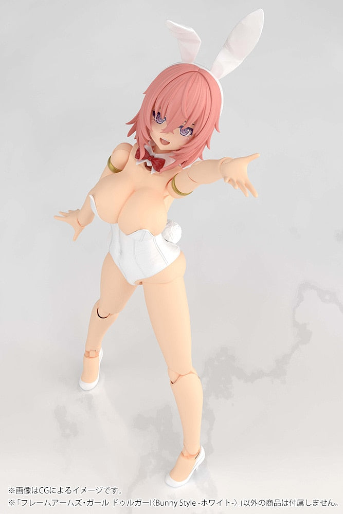 SPECIAL ORDER Kotobukiya - Frame Arms Girl - E-ji Komatsu Illustration - Durga I: Bunny Style White Ver. [EXCLUSIVE]