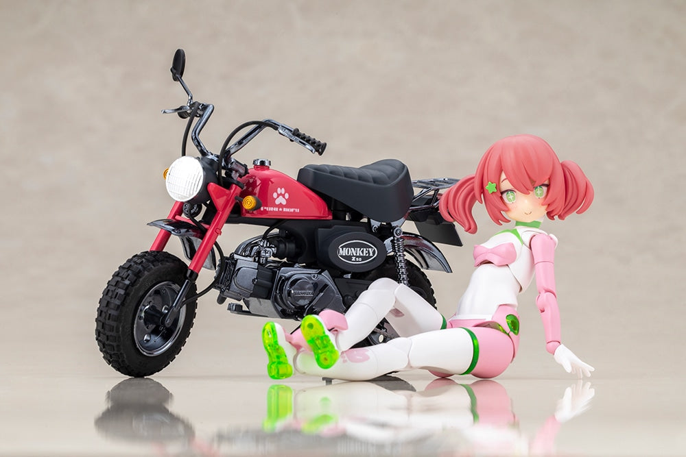 SPECIAL ORDER Kotobukiya - Megami Device - PUNI☆MOFU RACING MAO 1/1 with Honda Z50J-1 Monkey 1/12 [EXCLUSIVE]
