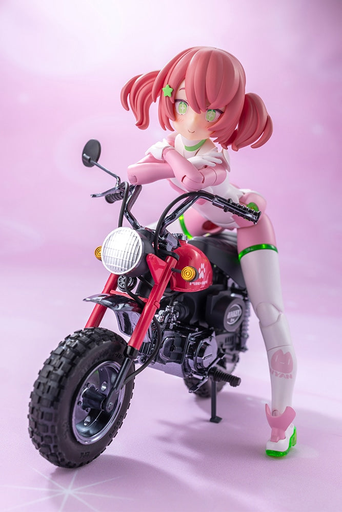 SPECIAL ORDER Kotobukiya - Megami Device - PUNI☆MOFU RACING MAO 1/1 with Honda Z50J-1 Monkey 1/12 [EXCLUSIVE]