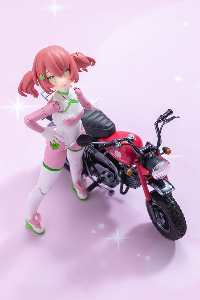 SPECIAL ORDER Kotobukiya - Megami Device - PUNI☆MOFU RACING MAO 1/1 with Honda Z50J-1 Monkey 1/12 [EXCLUSIVE]