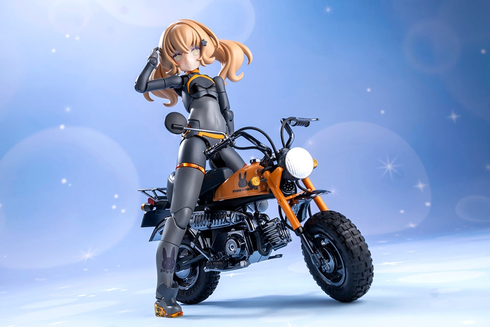 SPECIAL ORDER Kotobukiya - Megami Device - PUNI☆MOFU RACING TU 1/1 with Honda Z50J-1 Monkey 1/12 [JP]