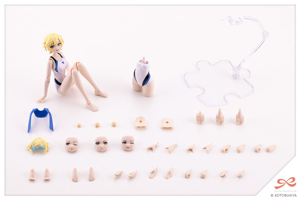 SPECIAL-ORDER Kotobukiya - SOUSAISHOJOTEIEN - Rui Saotome: Touou High School Competitive Swimsuit Dreaming Style White Dolphin 1/10 [KOTOBUKIYA EXCLUSIVE]