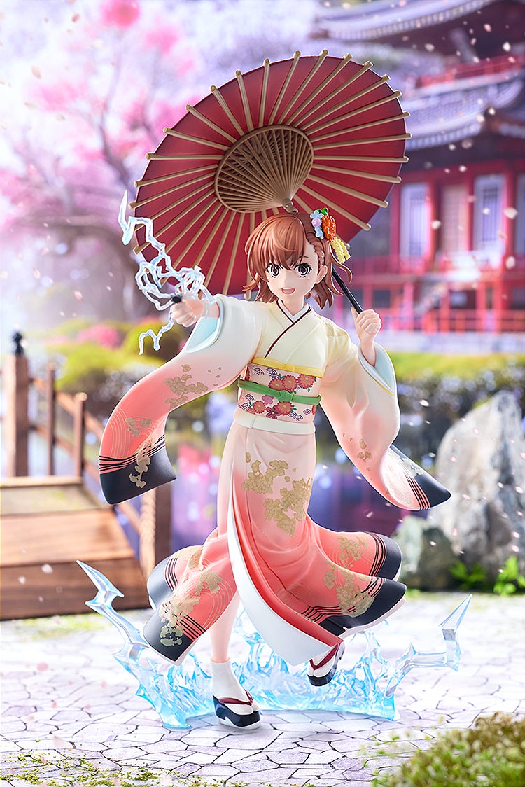 PRE-ORDER KADOKAWA - KDcolle - A Certain Scientific Railgun T - Mikoto Misaka: Furisode Kimono Ver. 1/7