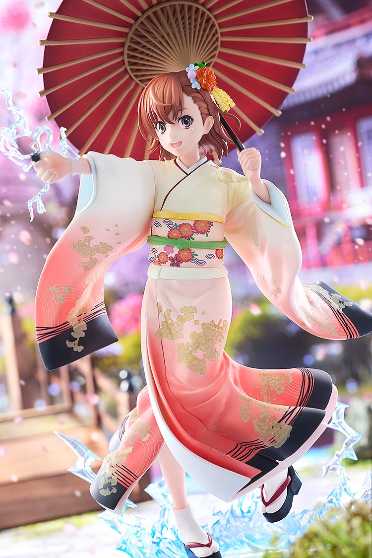 PRE-ORDER KADOKAWA - KDcolle - A Certain Scientific Railgun T - Mikoto Misaka: Furisode Kimono Ver. 1/7