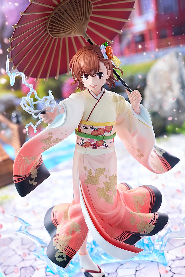 PRE-ORDER KADOKAWA - KDcolle - A Certain Scientific Railgun T - Mikoto Misaka: Furisode Kimono Ver. 1/7