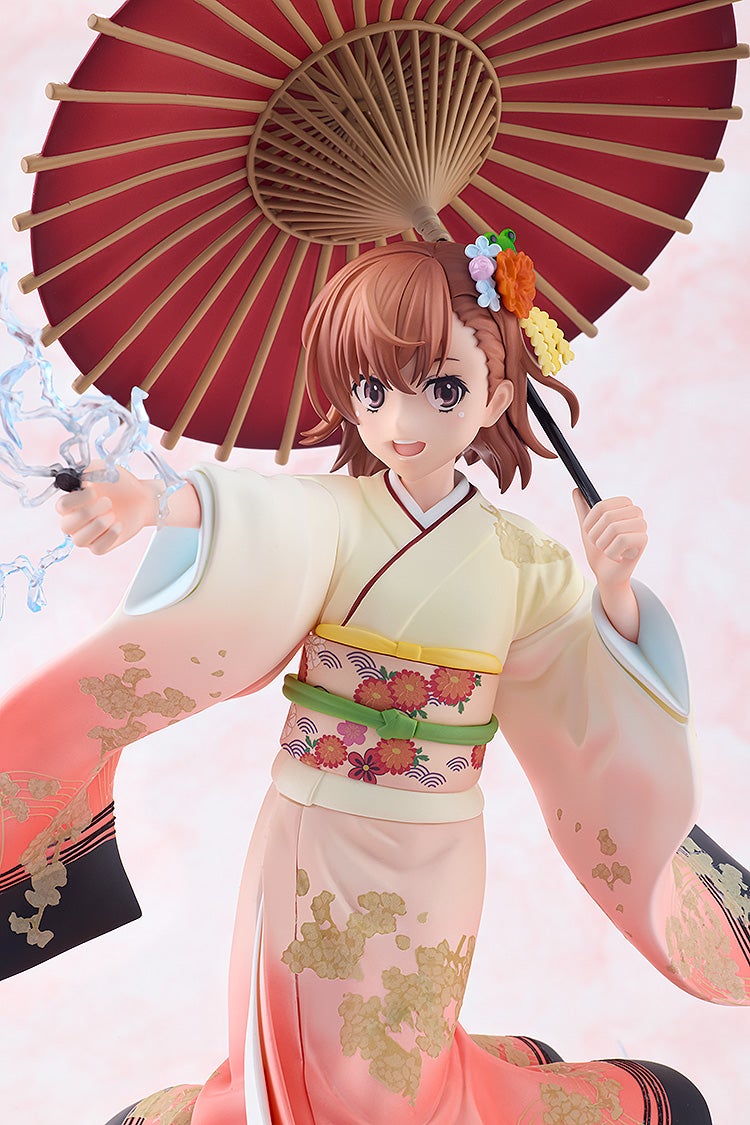 PRE-ORDER KADOKAWA - KDcolle - A Certain Scientific Railgun T - Mikoto Misaka: Furisode Kimono Ver. 1/7