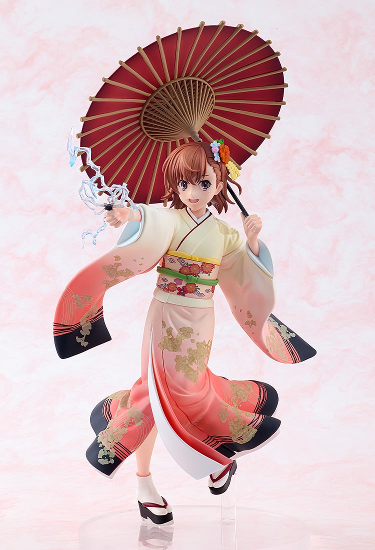 PRE-ORDER KADOKAWA - KDcolle - A Certain Scientific Railgun T - Mikoto Misaka: Furisode Kimono Ver. 1/7