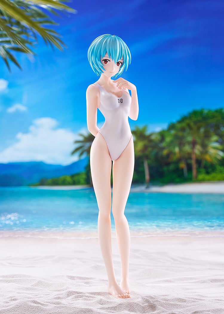 PRE-ORDER WAVE - POP UP PARADE BEACH QUEENS - Rebuild of Evangelion - Rei Ayanami: One-Piece Style L Size