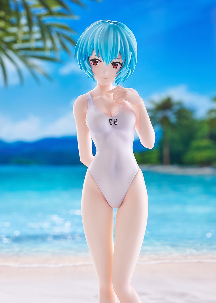 PRE-ORDER WAVE - POP UP PARADE BEACH QUEENS - Rebuild of Evangelion - Rei Ayanami: One-Piece Style L Size