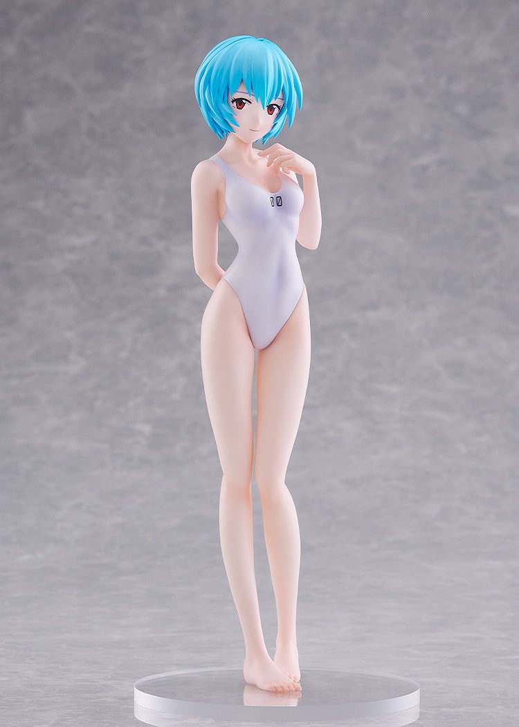 PRE-ORDER WAVE - POP UP PARADE BEACH QUEENS - Rebuild of Evangelion - Rei Ayanami: One-Piece Style L Size