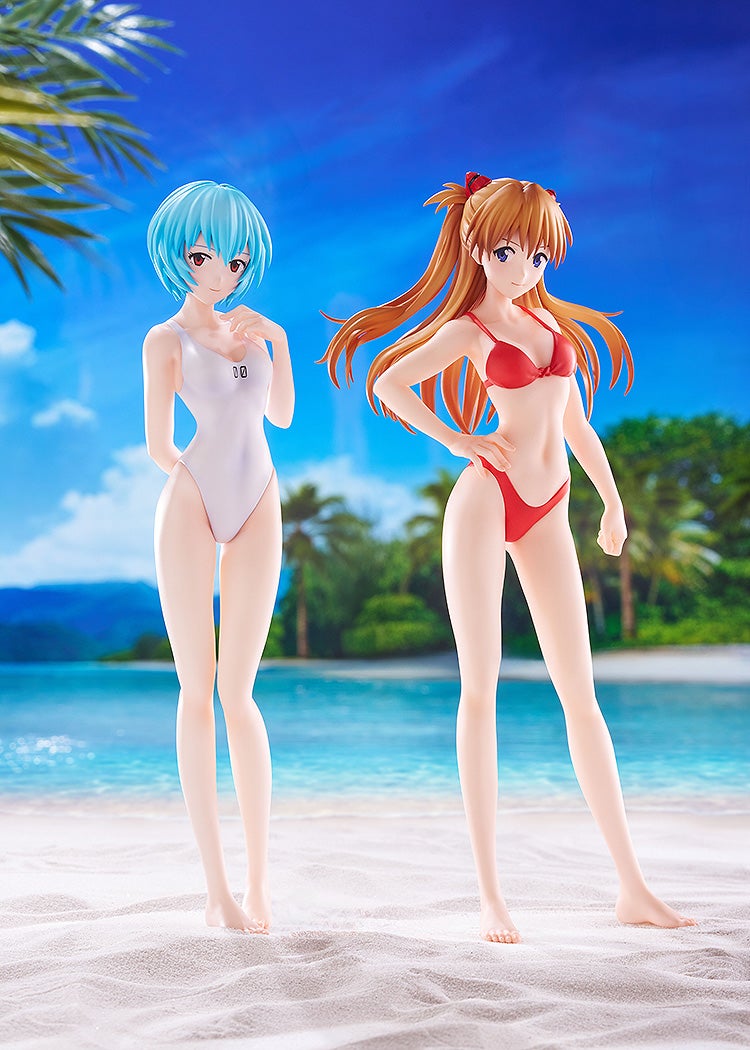 PRE-ORDER WAVE - POP UP PARADE BEACH QUEENS - Rebuild of Evangelion - Asuka Shikinami Langley: Bikini Style L Size