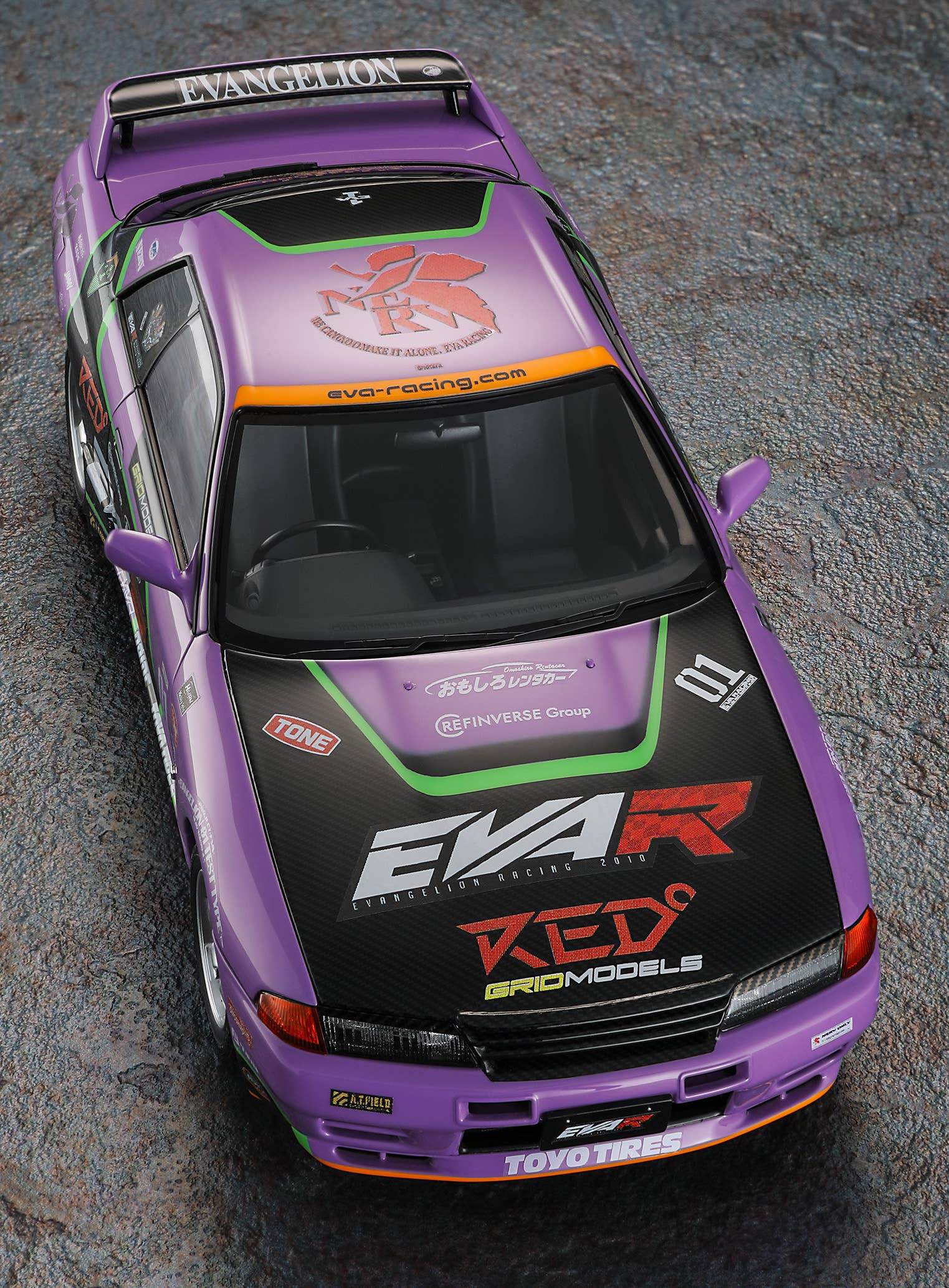 SPECIAL ORDER Hasegawa - Evangelion Racing × RED° TOKYO TOWER - EVA RT Unit-01 Skyline R32 GT-R 1/24 [JP]