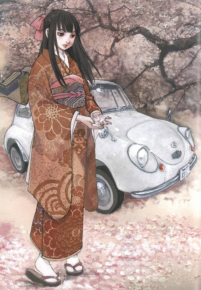 SPECIAL ORDER Hasegawa - Old Car GIRLS - Subaru 360 Deluxe with Figure 1/24 [JP]