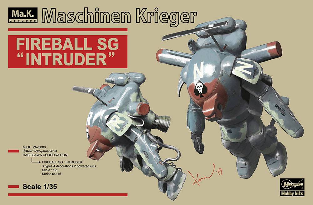 SPECIAL ORDER Hasegawa - Maschinen Krieger - Fireball SG Intruder 1/35 [JP]