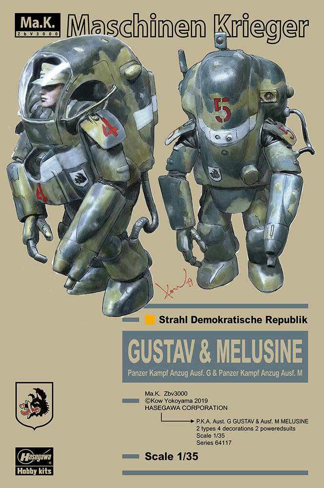 SPECIAL ORDER Hasegawa - Maschinen Krieger - P.K.A. Ausf.G Gustav and Ausf.M Melusine Set 1/35 [JP]