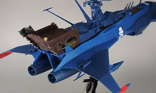 SPECIAL ORDER Hasegawa - Creator Works - Captain Harlock - Arcadia Second Ship: Phantom Death Shadow Conversion 1/1500 [JP]
