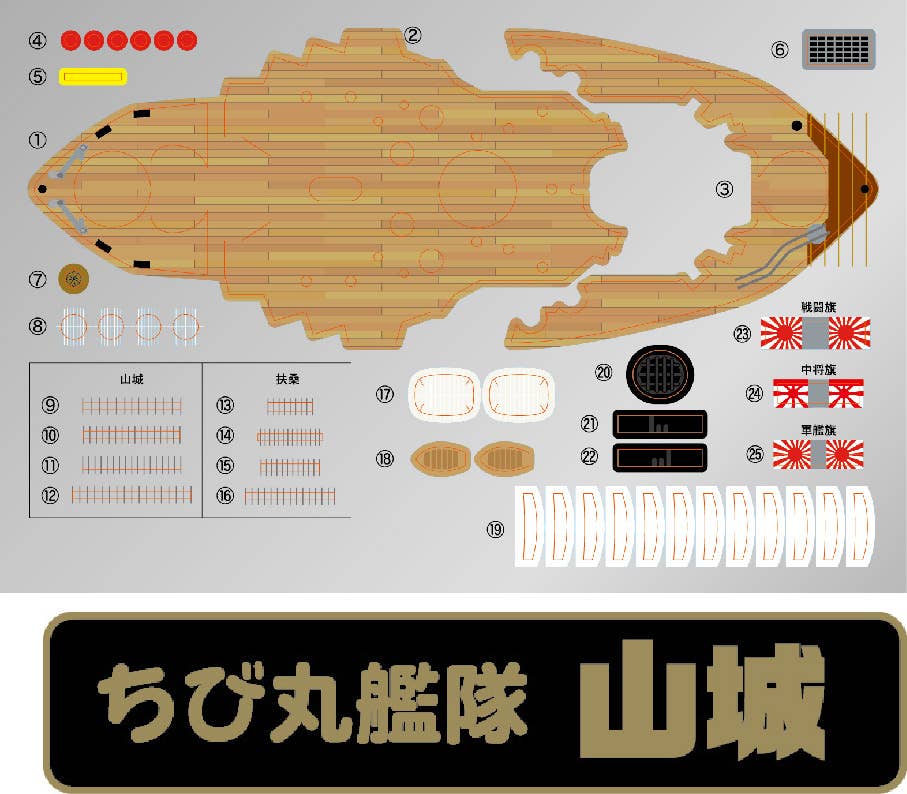 SPECIAL ORDER Fujimi - Chibi-Maru - Kantai Yamashiro [JP]