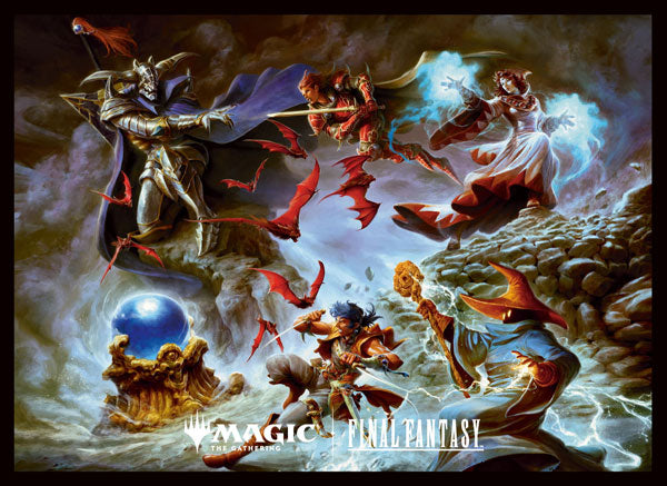SPECIAL ORDER Ensky - Magic: The Gathering Players Card Sleeve - MFS-82 Scene Box Art - Garland at the Chaos Shrine [JP]