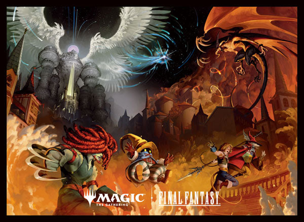 SPECIAL ORDER Ensky - Magic: The Gathering Players Card Sleeve - MFS-84 Scene Box Art - The Siege of Alexandria [JP]