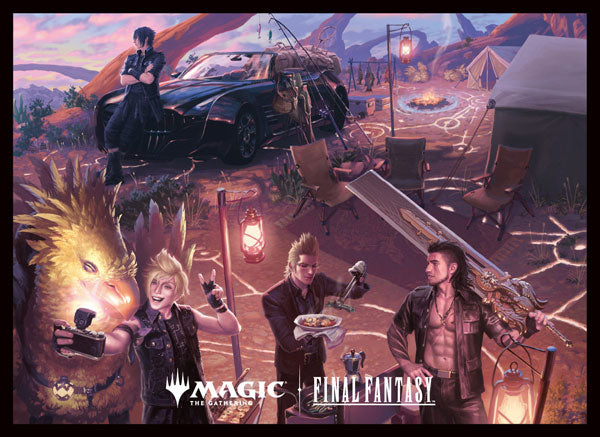 SPECIAL ORDER Ensky - Magic: The Gathering Players Card Sleeve - MFS-85 Scene Box Art - Camp Comrades [JP]