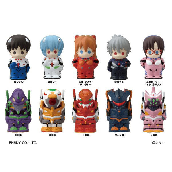 SPECIAL ORDER Ensky - Evangelion Sofubi Puppet Mascot [JP] [Box of 10]
