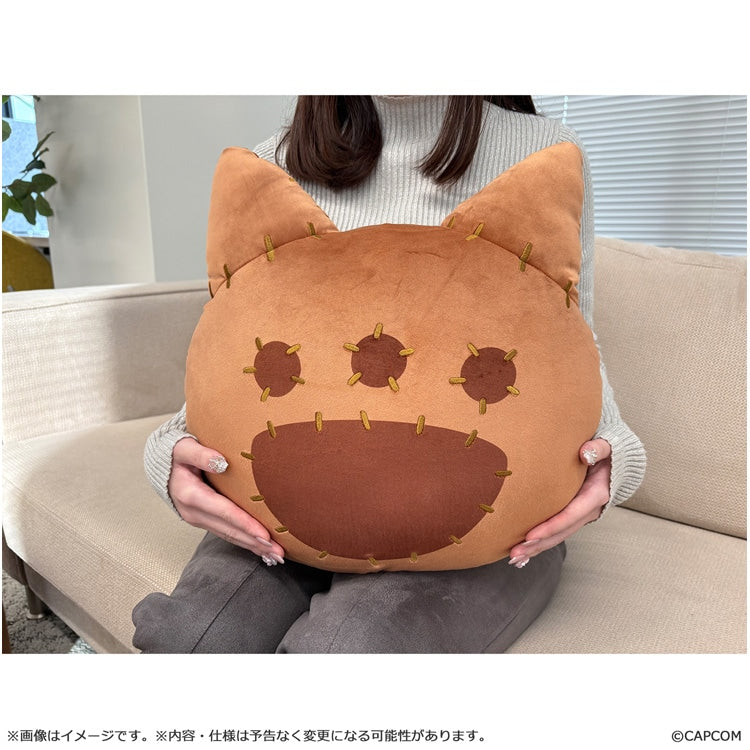 SPECIAL ORDER Capcom - Monster Hunter Wilds - Cat-shaped Cushion [JP]