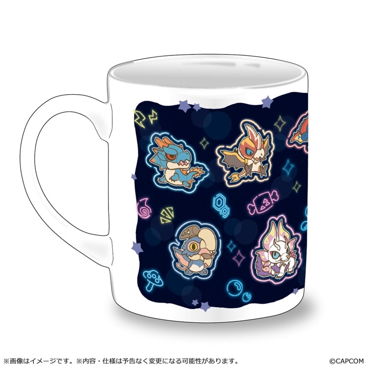 SPECIAL ORDER Capcom - Monster Hunter - MonDefo Mug: Neon Theme [JP]