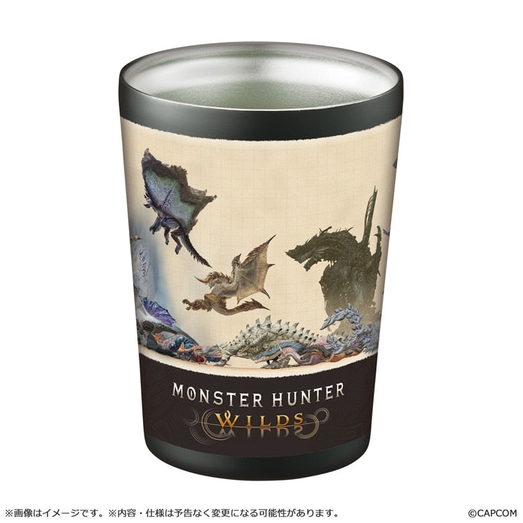 SPECIAL ORDER Capcom - Monster Hunter Wilds - Monster Comparison Chart Stainless Steel Tumbler [JP]