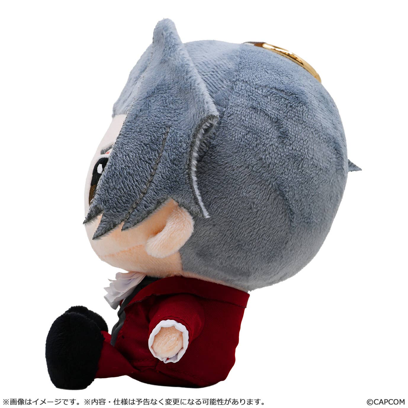 SPECIAL ORDER Capcom - Ace Attorney Chibi Cap Carabiner Plush Toy - Miles Edgeworth [JP]