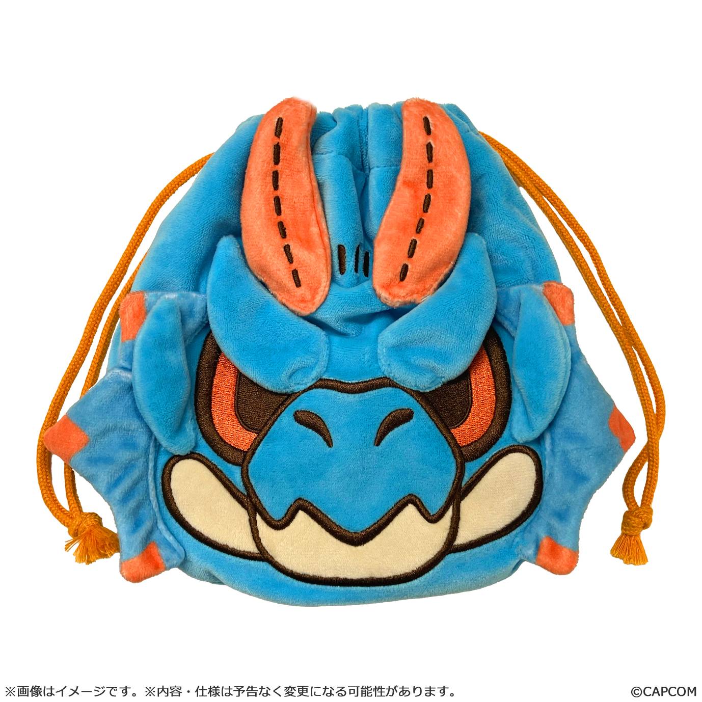 SPECIAL ORDER Capcom - Monster Hunter MonDefo Drawstring Bag Pouch - Lagiacrus [JP]