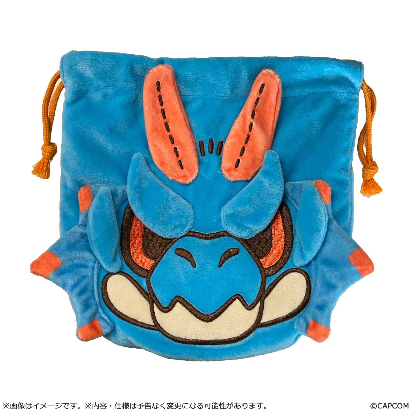 SPECIAL ORDER Capcom - Monster Hunter MonDefo Drawstring Bag Pouch - Lagiacrus [JP]