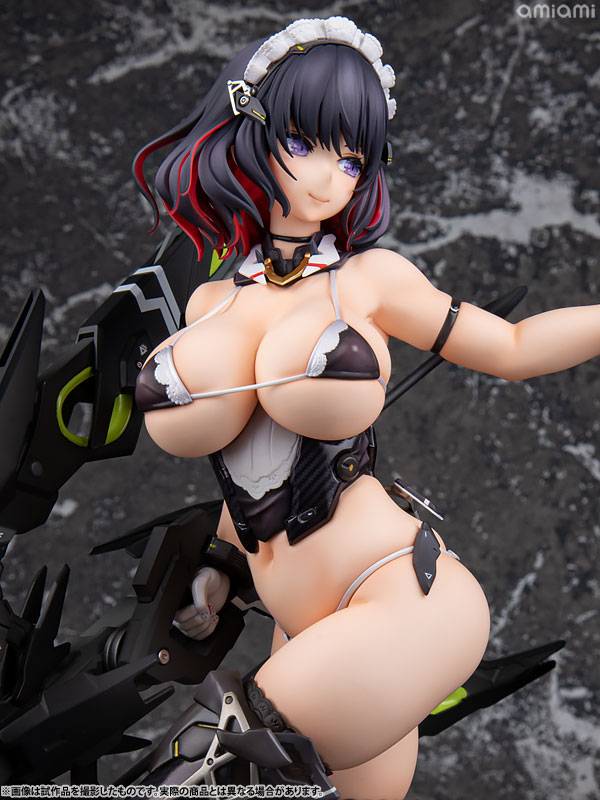 BACK-ORDER AmiAmi x AMAKUNI - Meido-Busou - -Nidy-2D- Illustration - Javelin 1/7 [JP]