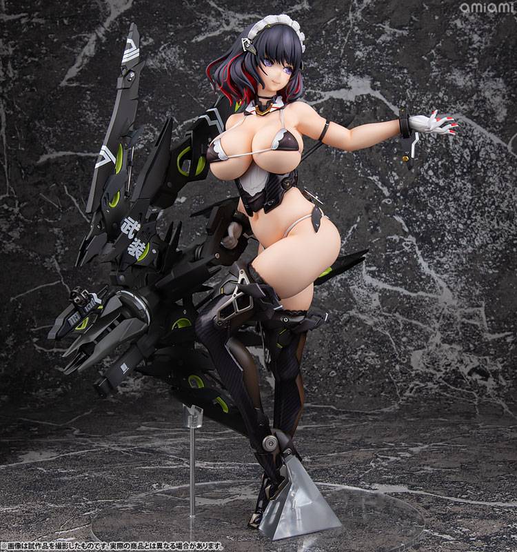 BACK-ORDER AmiAmi x AMAKUNI - Meido-Busou - -Nidy-2D- Illustration - Javelin 1/7 [JP]